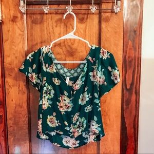 Floral crop top